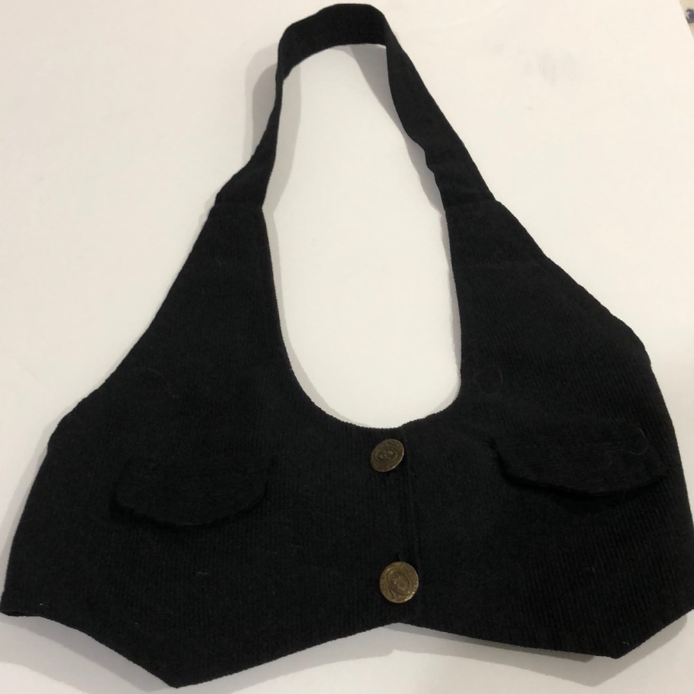 NEW‼️BLACK RIBBED BRALETTE
